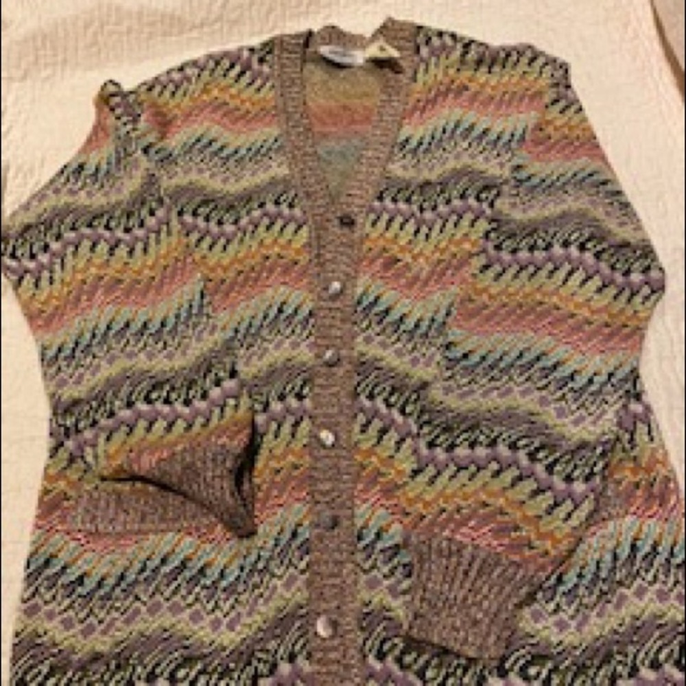 Missoni Multicolor Ribbed Cardigan